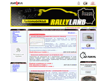 Tablet Screenshot of ak-rallyland.pl